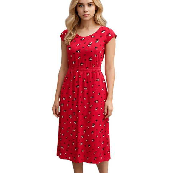 Joules Dresses & Skirts - Joules Pink Floral Midi Dress Size 2